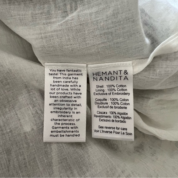 Hemant & Nandita Anew Dress in Black - Picture 15 of 16